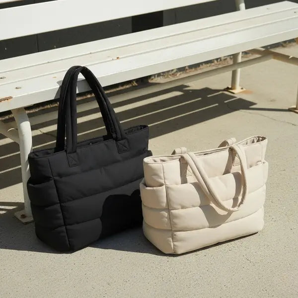 Vantellia · Quilted Soft-Touch Tote